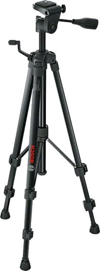 Bosch tripod with adjustable height and handle.