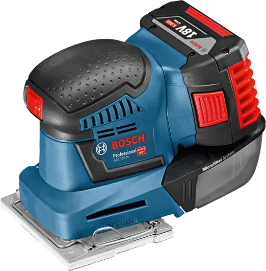Bosch cordless orbital sander GSS 18V-10.