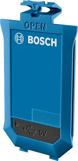 Bosch BA 3.7V 1.0Ah A battery pack with USB charging.