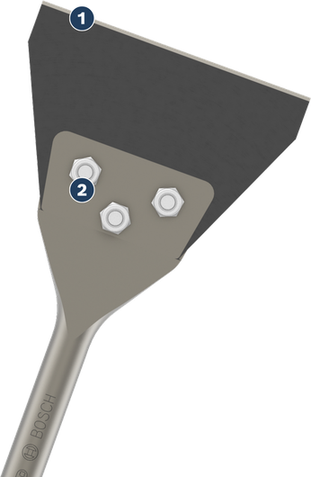 Bosch SDS plus 地板刮刀 130 x 290 mm。