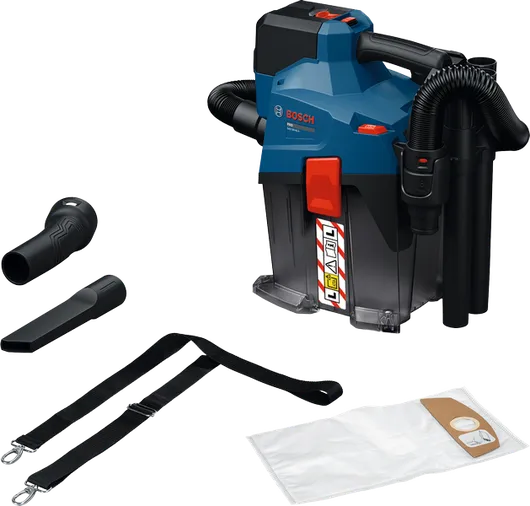 BoschGAS18V-6LS 無線乾濕兩用吸塵器，附配件。.