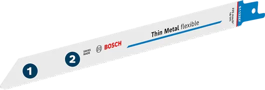 Bosch薄金屬柔性往復鋸片。