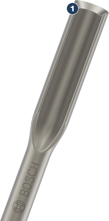適用於在磚塊上精密切割通道 Bosch PRO SDS max 空心鑿,300 毫米長.
