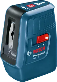 Bosch 3 X 雷射水平儀，用於精確對準。