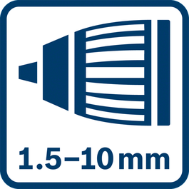 自動鎖定夾頭1.5 - 10.0 mm 