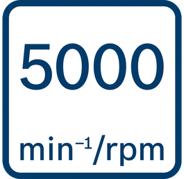 無負載轉速5000 min-1/rpm 