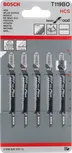 BoschT 119 BO 木工用曲線鋸片，波浪形齒。