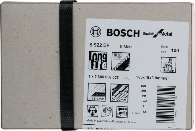 Bosch 922 EF 6 吋往復鋸鋸片盒.