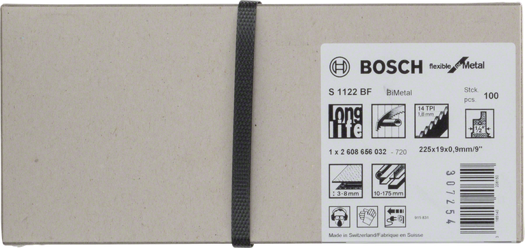 Bosch往復鋸片 S 1122 BF 9 吋。.