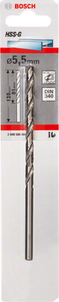 Bosch5.5mm HSS-G 金屬鑽頭.