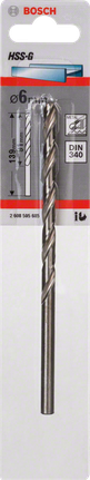 Bosch6mm HSS-G 金屬鑽頭.