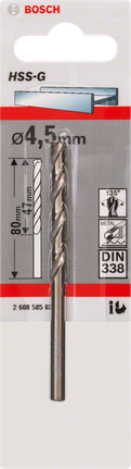 BoschHSS-G 4.5mm 金屬鑽頭.