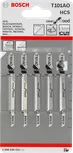 BoschT 101 AO 曲線鋸片，用於乾淨俐落地切割木材。