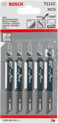 Bosch 111 C 型曲線鋸片，用於快速切割木材。