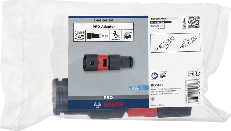 Bosch PRO Adapter Click & Clean 除塵系統。
