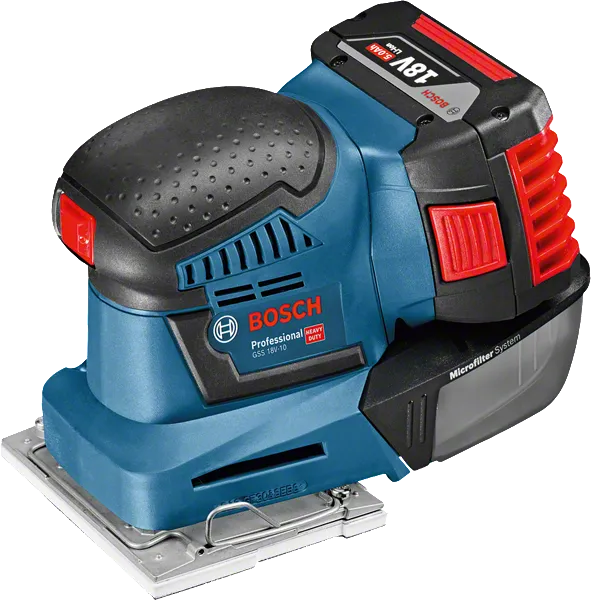 Bosch cordless orbital sander GSS 18V-10.