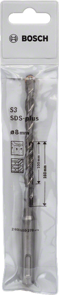 Bosch8 毫米 SDS-plus 鎚鑽頭。.