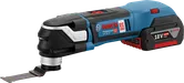 搭配 StarlockPlus 的Bosch GOP 18V-28 無線多功能工具。.
