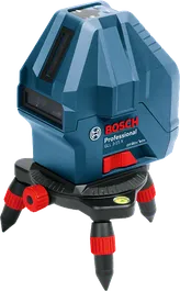 Bosch 3-15 X 雷射水平儀，附三腳架。