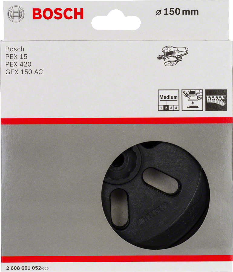 Bosch150mm 中型砂磨墊。.
