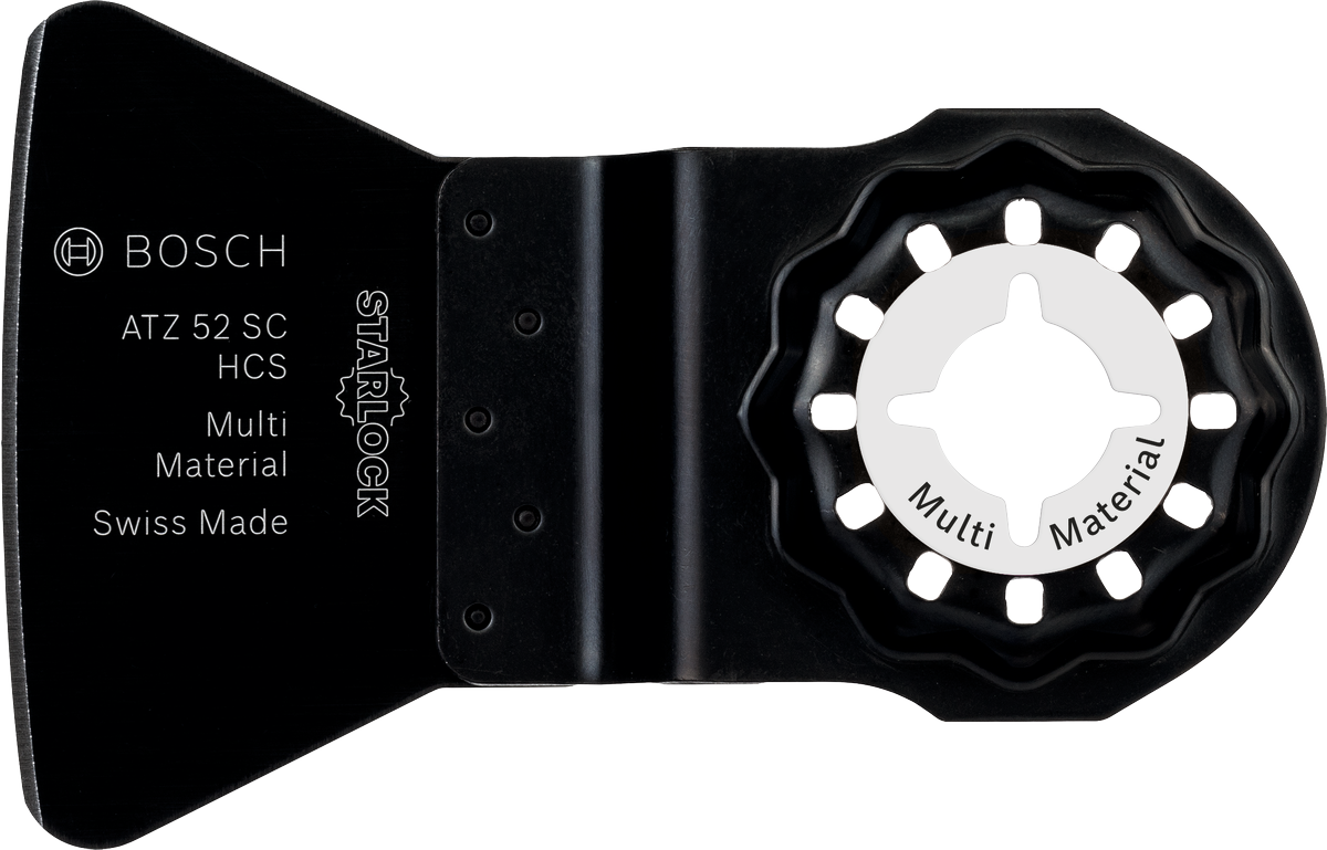 Bosch Starlock ATZ 52 SC 多材料刮刀刀片。.