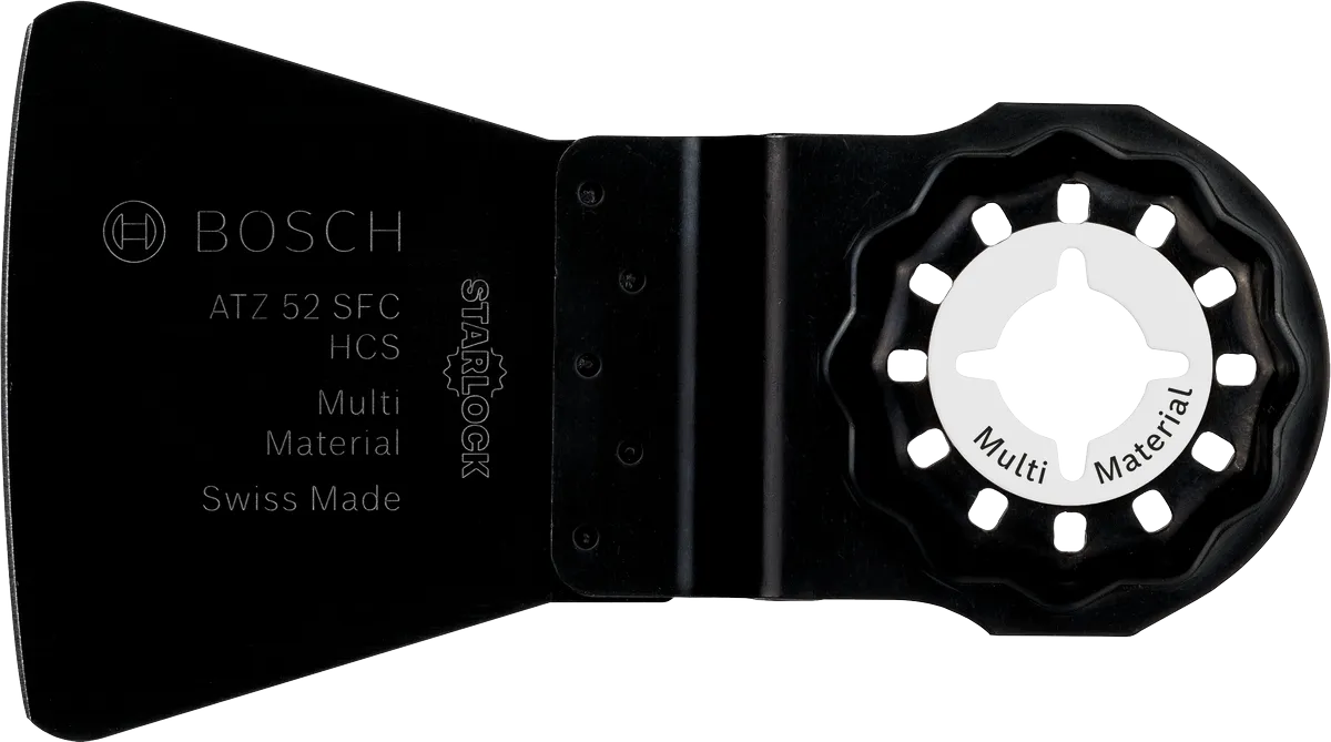 Bosch ATZ 52 SFC Starlock 多材料刮刀刀片。.