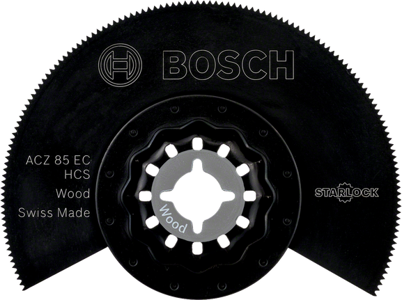 HCS 區段鋸片 ACZ 85 EC 木材 Bosch ACZ 85 EC Starlock 木材切割刀片。.