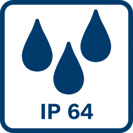 國際保護標記64 防塵，防濺水