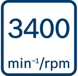 無負載轉速3400 min-1/rpm 