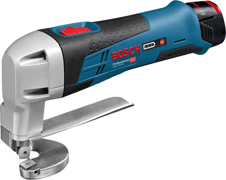 BoschGSC 12V-13 無線金屬剪，用於切割鋼材。.