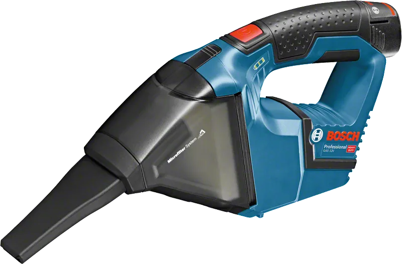 GAS 12V Bosch手持式吸塵器 GAS 12V,適用於清理小碎屑。.