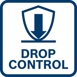 增強的使用者保護 由於Drop Control功能，工具在意外掉落時會自動關閉