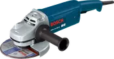 Bosch 20-180 H 角磨機，配有 180 毫米圓盤。