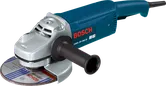 Bosch 20-180 H 角磨機，配有 180 毫米圓盤。