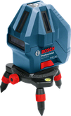 附三腳架的BoschGLL 5-50 X 雷射調平工具。