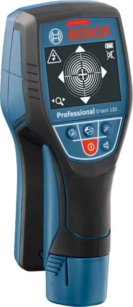 Bosch D-tect 120 wall scanner for detecting objects.