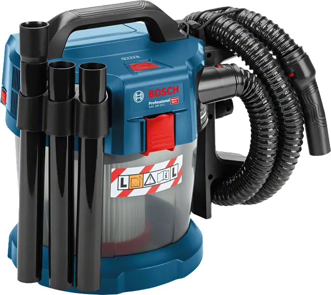 BoschGAS 18V-10 L 無線除塵器，附軟管。.