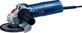 帶有側手柄的BoschGWS 900-100 角磨機。