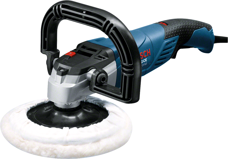 Bosch 12 CE 拋光機具有可變速度控制。.
