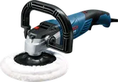 Bosch 12 CE 拋光機具有可變速度控制。.