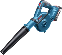 Bosch 18V-120 無線吹風機，18V 電池。.
