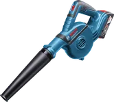 Bosch 18V-120 無線吹風機，18V 電池。.