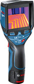 BoschGTC 400 C 熱成像攝影機可偵測熱模式。.