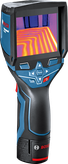 BoschGTC 400 C 熱成像攝影機可偵測熱模式。.