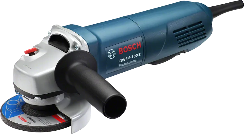 Bosch 8-100 Z 角磨機，配有 100 毫米圓盤。.