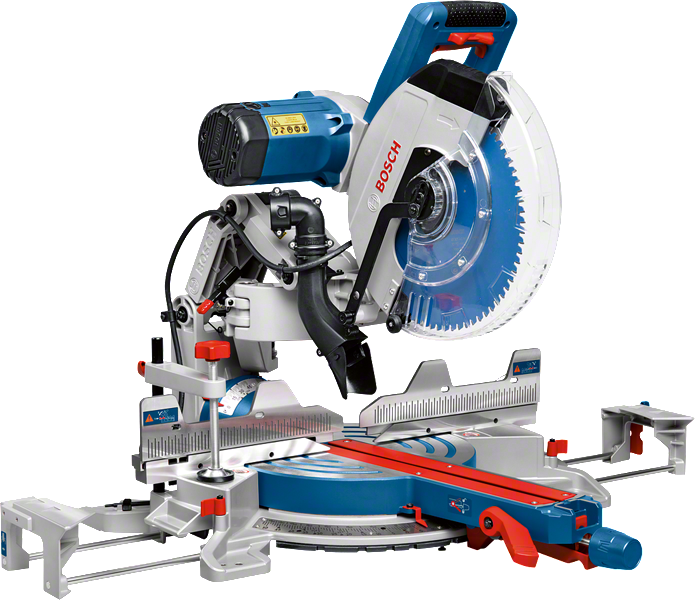 Bosch 12 GDL 斜切鋸，附 305 毫米刀片。.