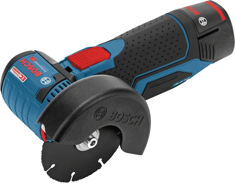 Bosch GWS 12V-76 cordless angle grinder, 76mm disc.