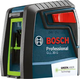 Bosch 30 G 雷射水平儀，附綠色雷射。