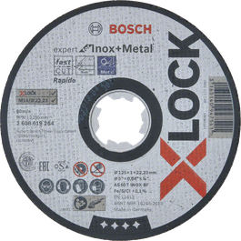 X-LOCK 不鏽鋼 Inox 和金屬專業款切割砂輪片
