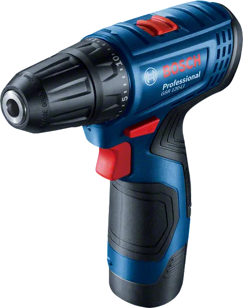 BoschGSR 120-LI 無線電鑽驅動器，設計精巧。.